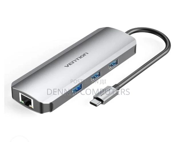 Vention Usb C Multi-Function 8 in 1 Docking Station Type-C to Hdmi/Usb