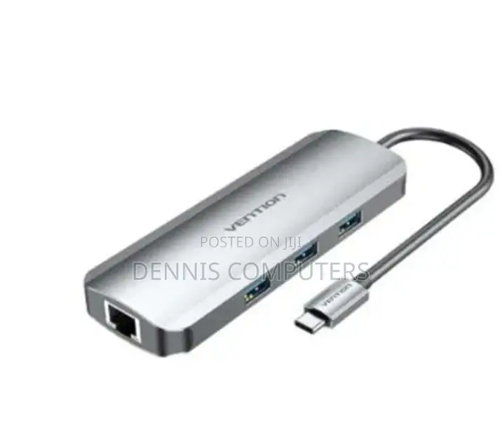 Vention Usb C Multi-Function 9 in 1 Docking Station Hdmi/Usb3.0x3/Rj