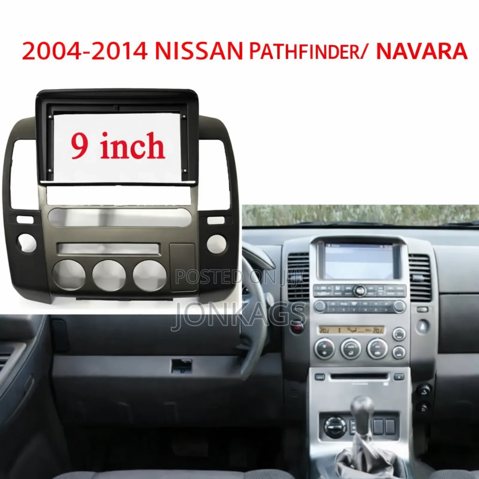 Frame/Console Nissan Pathfinder 9 Inches Android