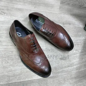 Casual Leather Slip on Mens Official Rubber Sole Clarks Shoeavailable