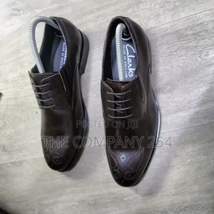 Casual Leather Slip on Mens Official Rubber Sole Clarks Shoeavailable