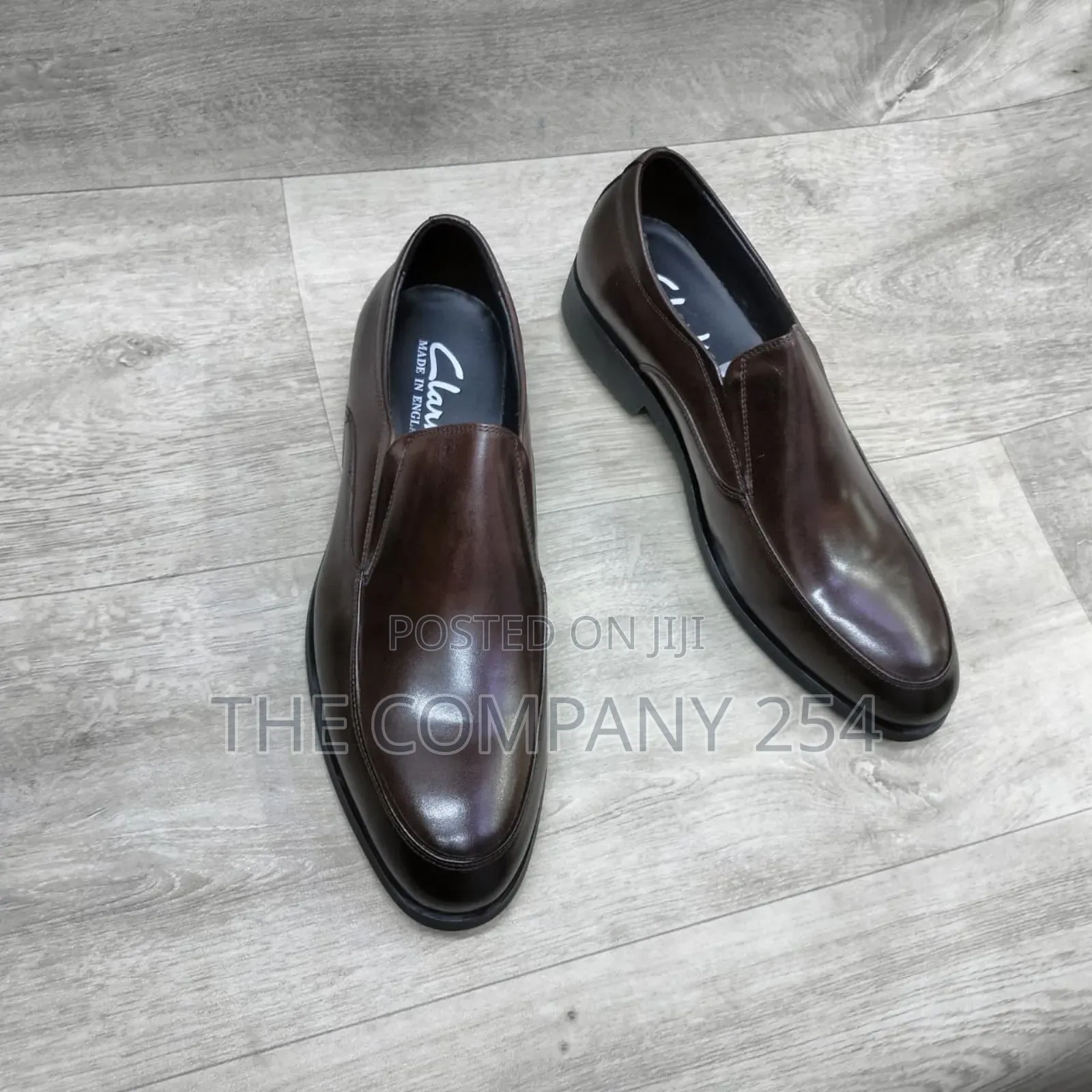 Casual Leather Slip on Mens Official Rubber Sole Clarks Shoeavailable