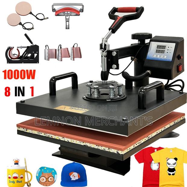 8 in 1 Digital Heat Press Machine for T-Shirt Printing