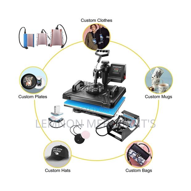 15"X12"8 in 1 Combo Heat Press Transfer Machine Sublimation Swing Away