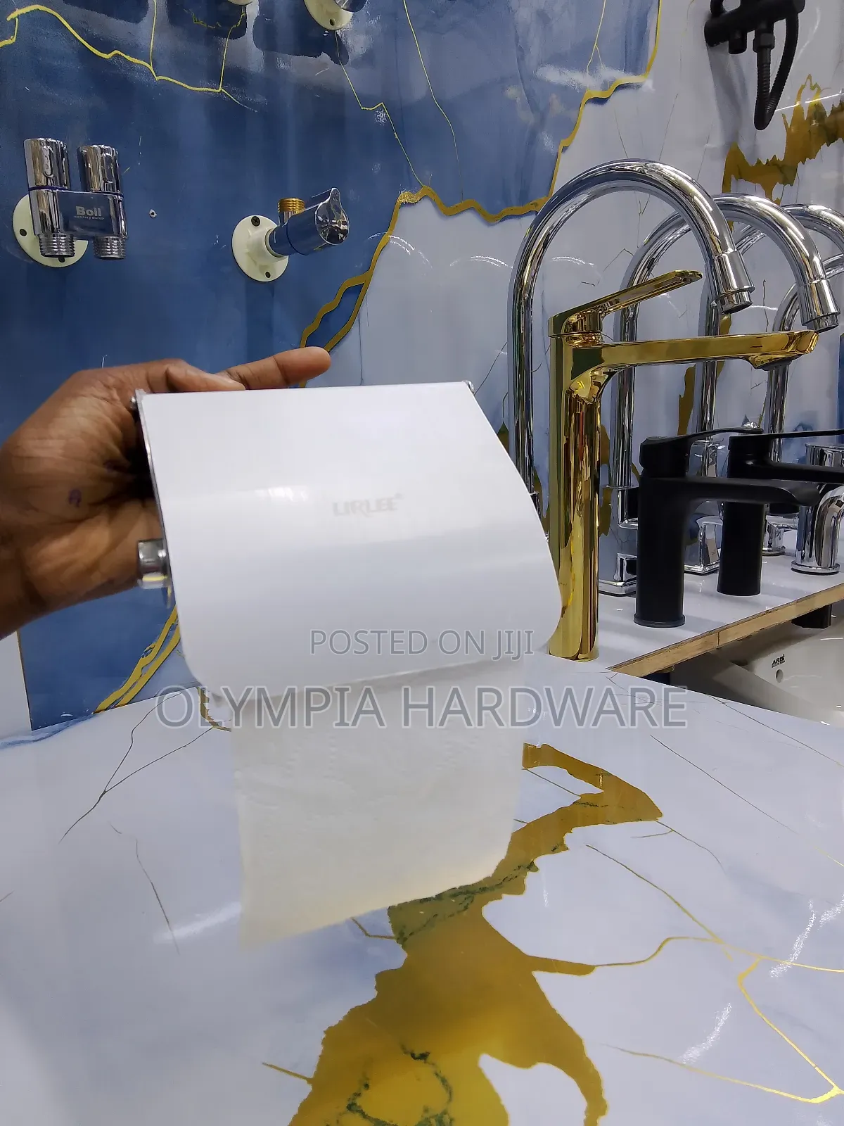 Silver Tissue Holder