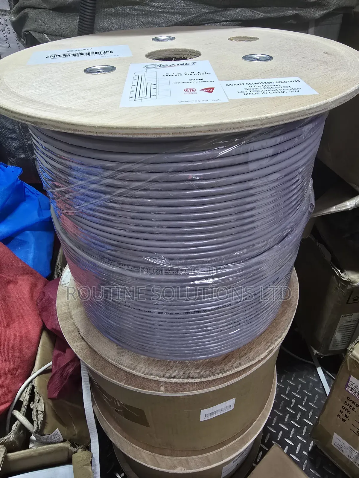 Giganet Cable Cat6a Indoor U/Utp PVC