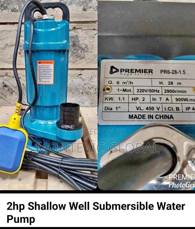 Premier 2hp Shallowwell Water Pump