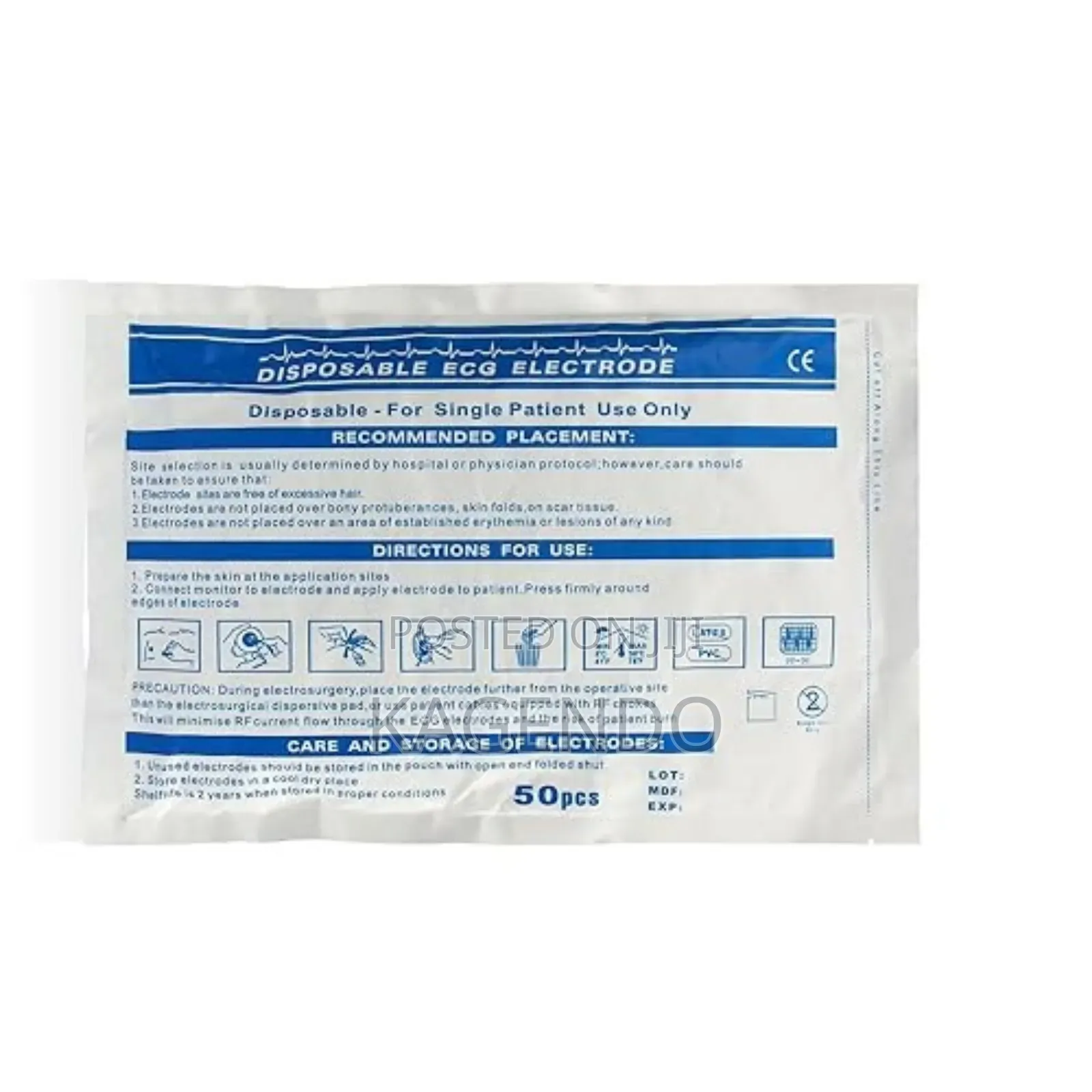 Ecg Electrodes (Pack of 50)