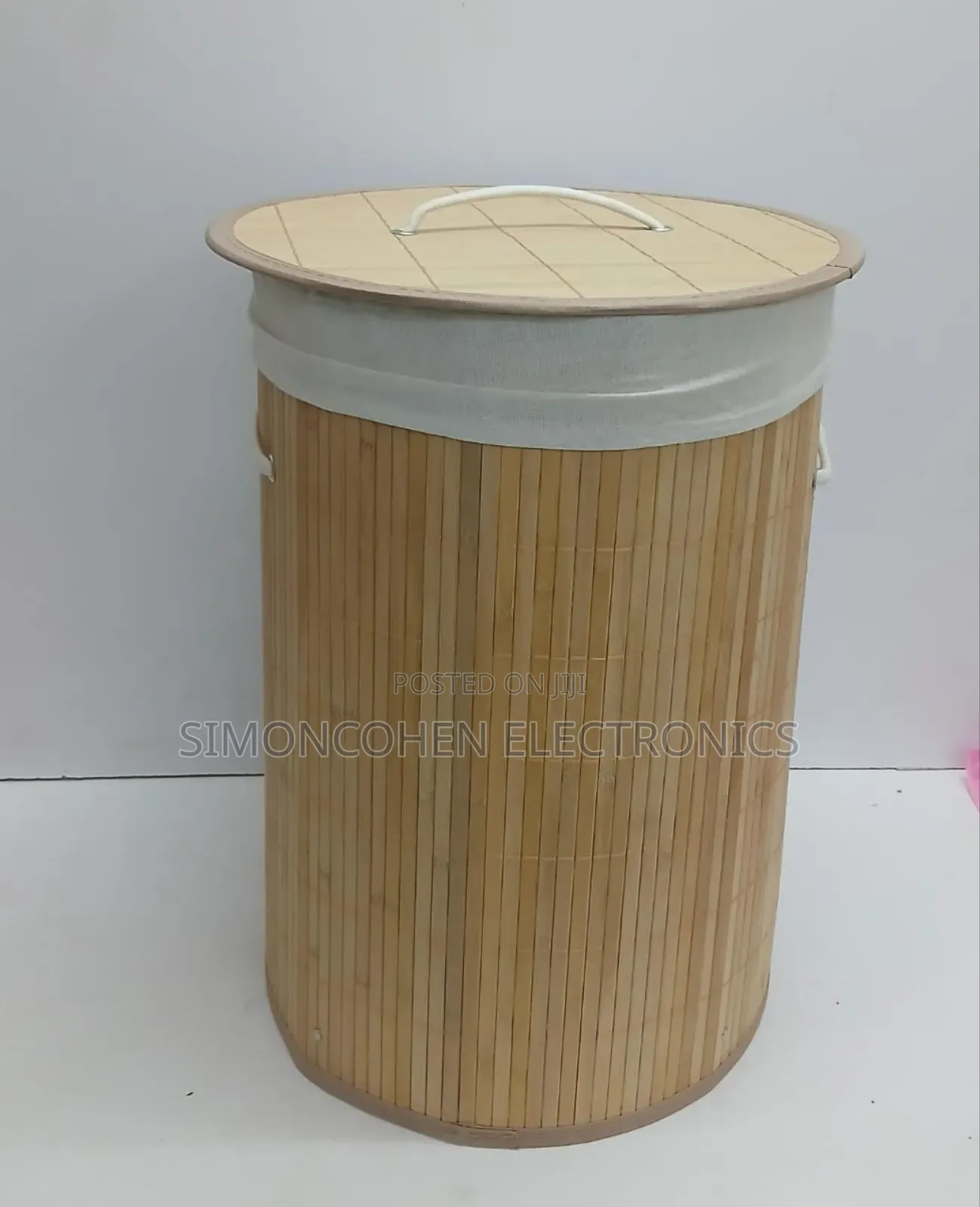 Foldable Large Capacity Wooden Laundry Basket