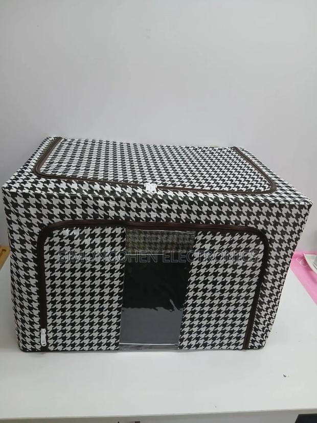 Oxford Cloth Frame Storage Box With Cover Quilt Folding Storage Bag. - thumbnail 3