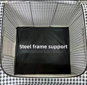 Oxford Cloth Frame Storage Box With Cover Quilt Folding Storage Bag.