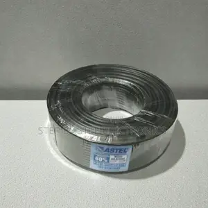 Video Signal Transmission Astel 100m Rg6 Coaxial Cable Black