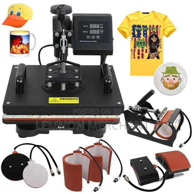 Combo T-Shirt Heat Press Transfer Machine Sublimation Swing Away