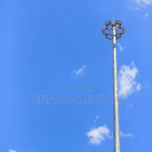 Custom High Mast Towers – Manual / Motorized Winch Options