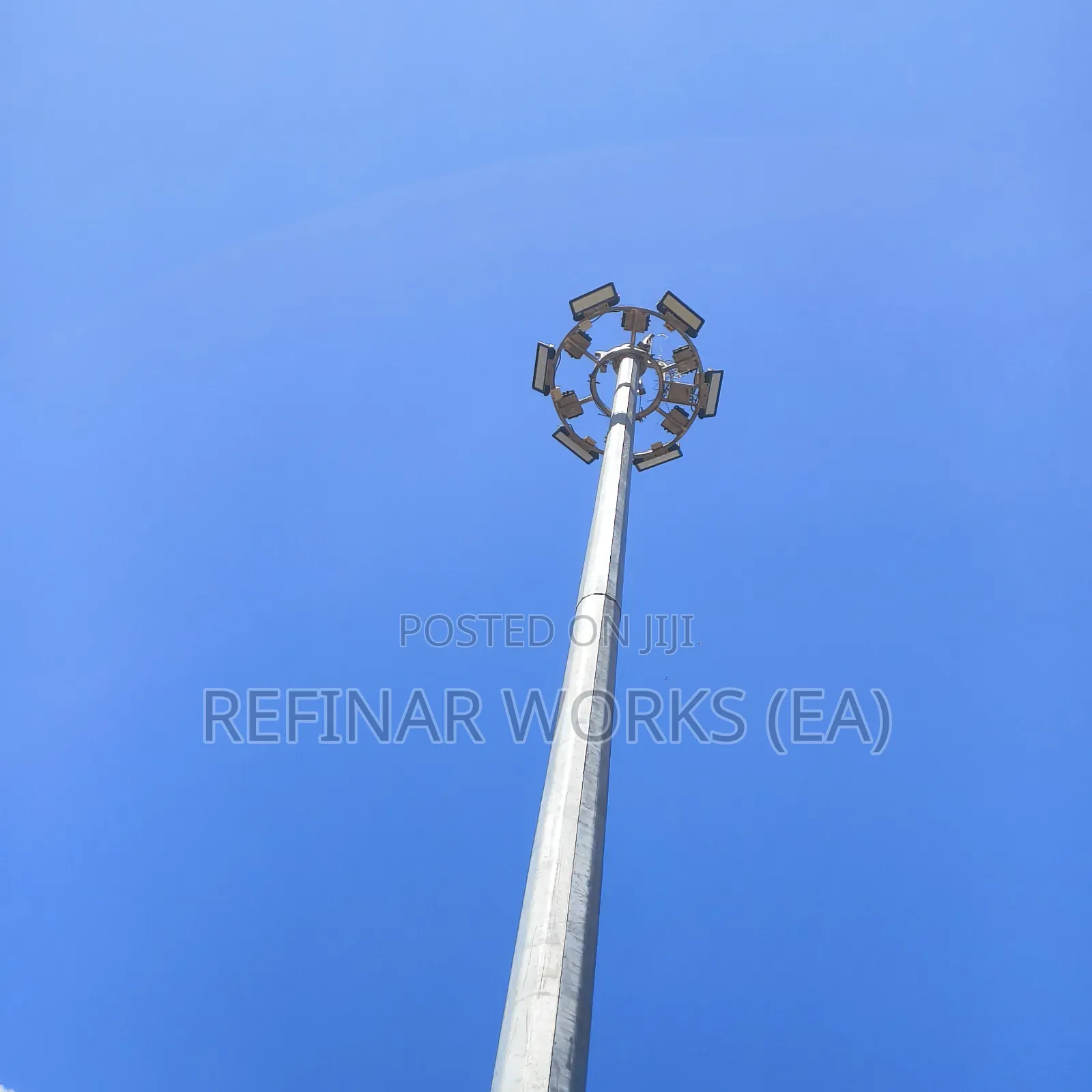 Custom High Mast Towers – Manual / Motorized Winch Options