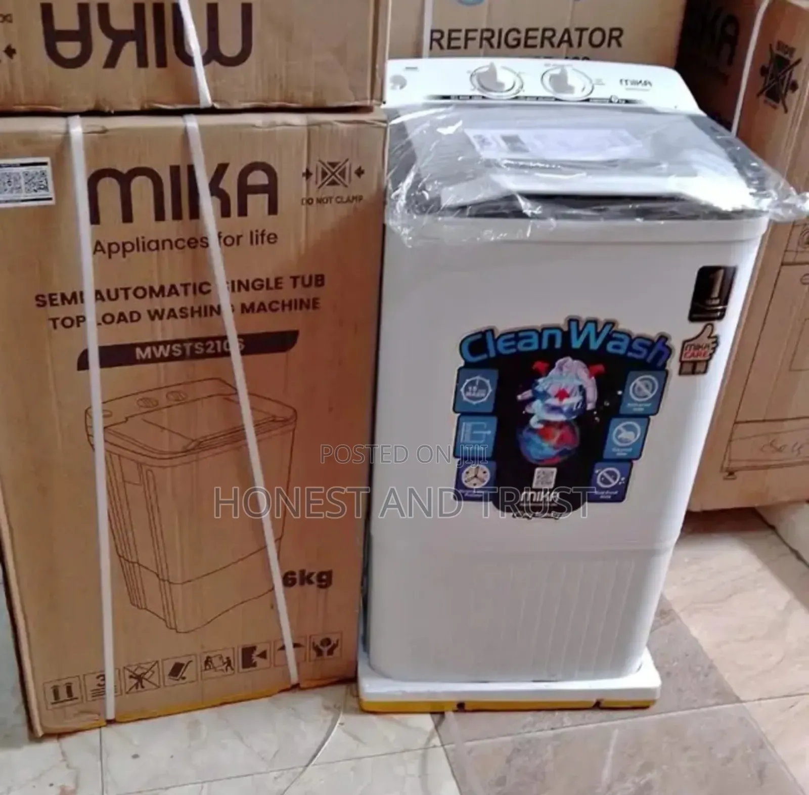 Mwsts6 Mika Single Tab Washing Machine