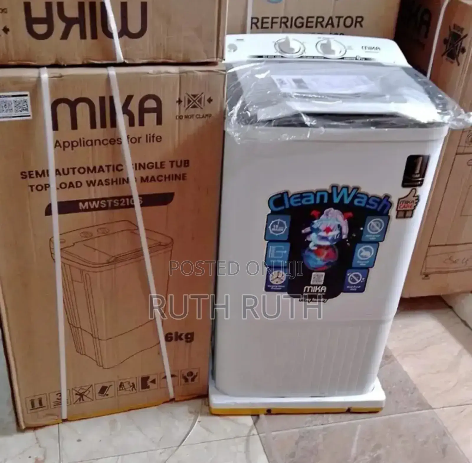 Mwsts6 Mika Single Tab Washing Machine