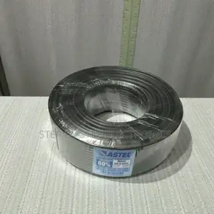 Long Transmission Distance Astel 100m Rg6 Coaxial Cable Black