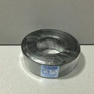 Quality Ensured Astel 100m Rg6 Coaxial Cable Black Reliable