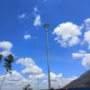 High Mast Poles for Roads, Yards Industrial Lighting