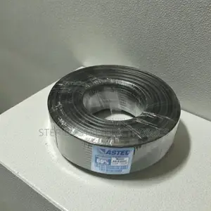 High Quality Astel 100m Rg6 Coaxial Cable Black Heavy Duty