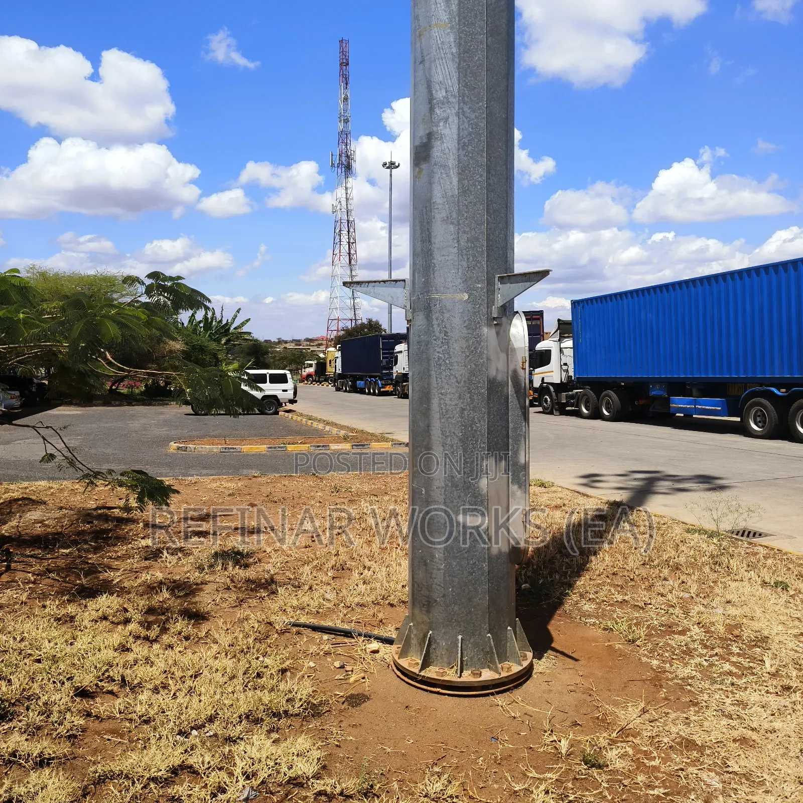 Heavy-Duty High Mast Towers – Fabrication Installation