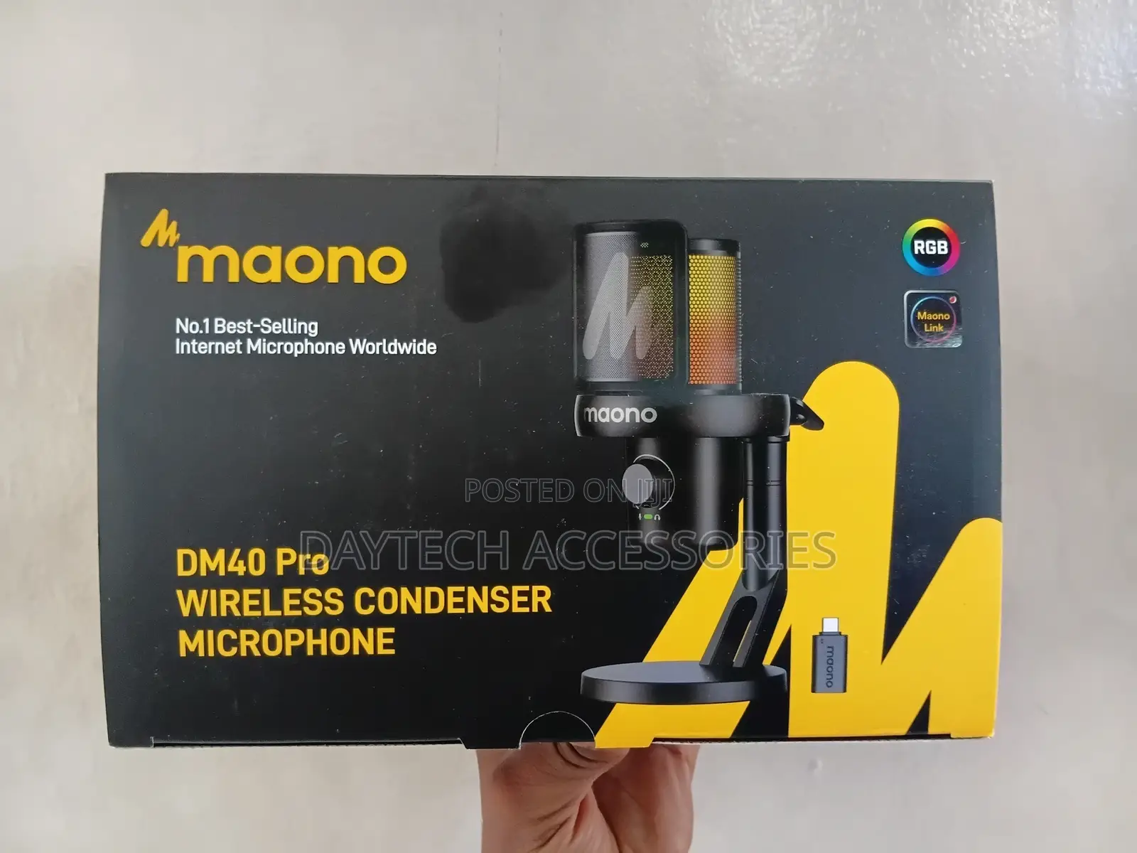 Maono Dm40 Pro Wireless Condenser Microphone