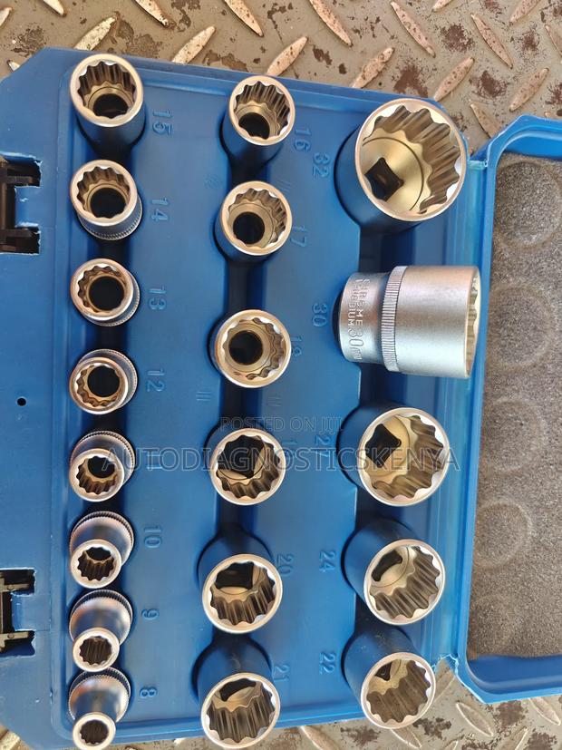 Ribe Socket 1/2" Drive 19 Piece Spanner Set - main view