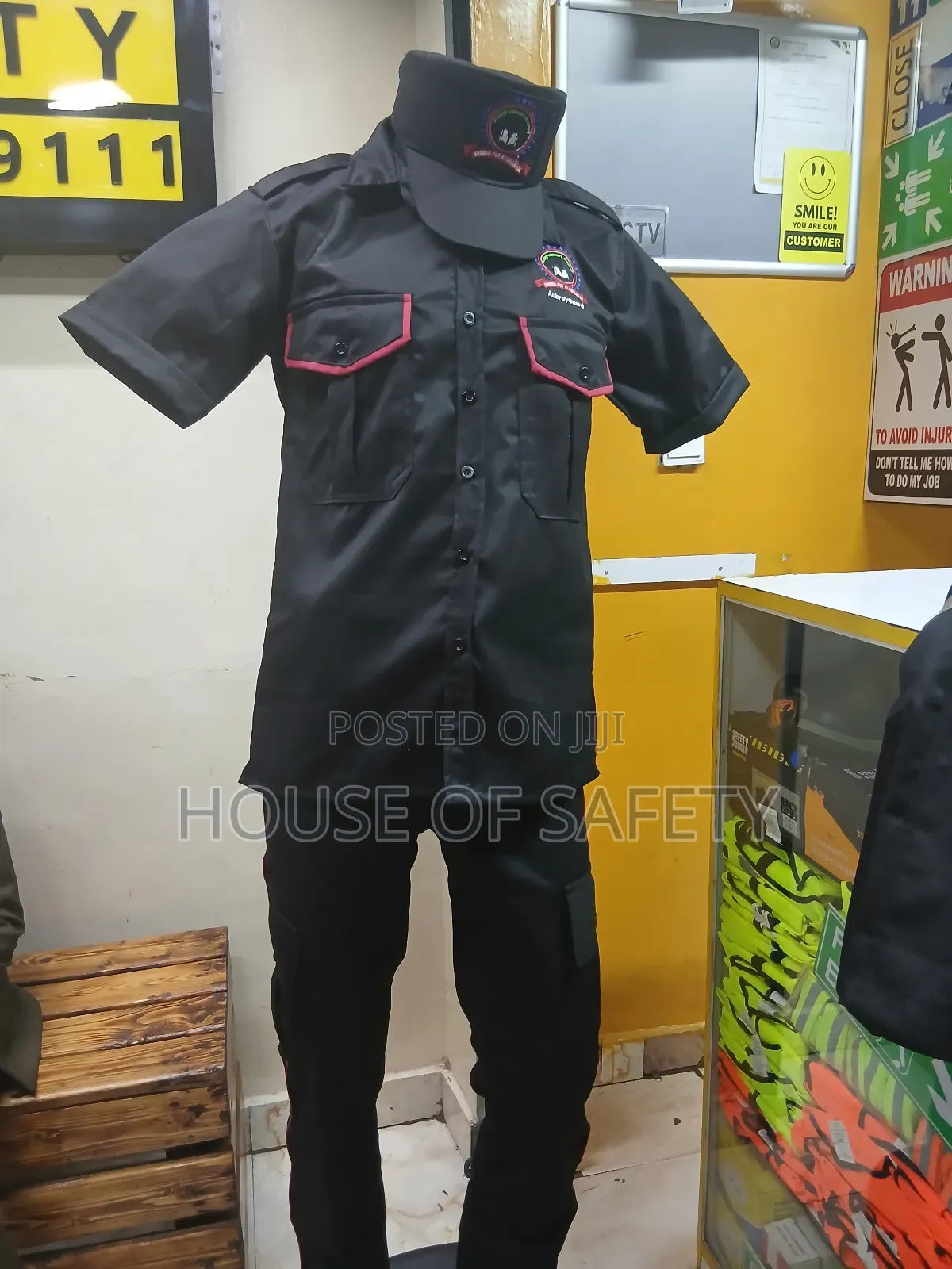 Deep Black Colour Uniforms