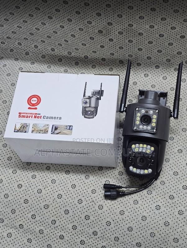 4g Smart Net Dual Lens Camera Outdoor PTZ Camera With Night Vision