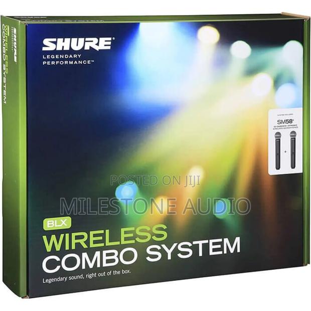 Shure Blx288/Sm58 Dual-Channel Wireless Handheld Microphones in Kenya