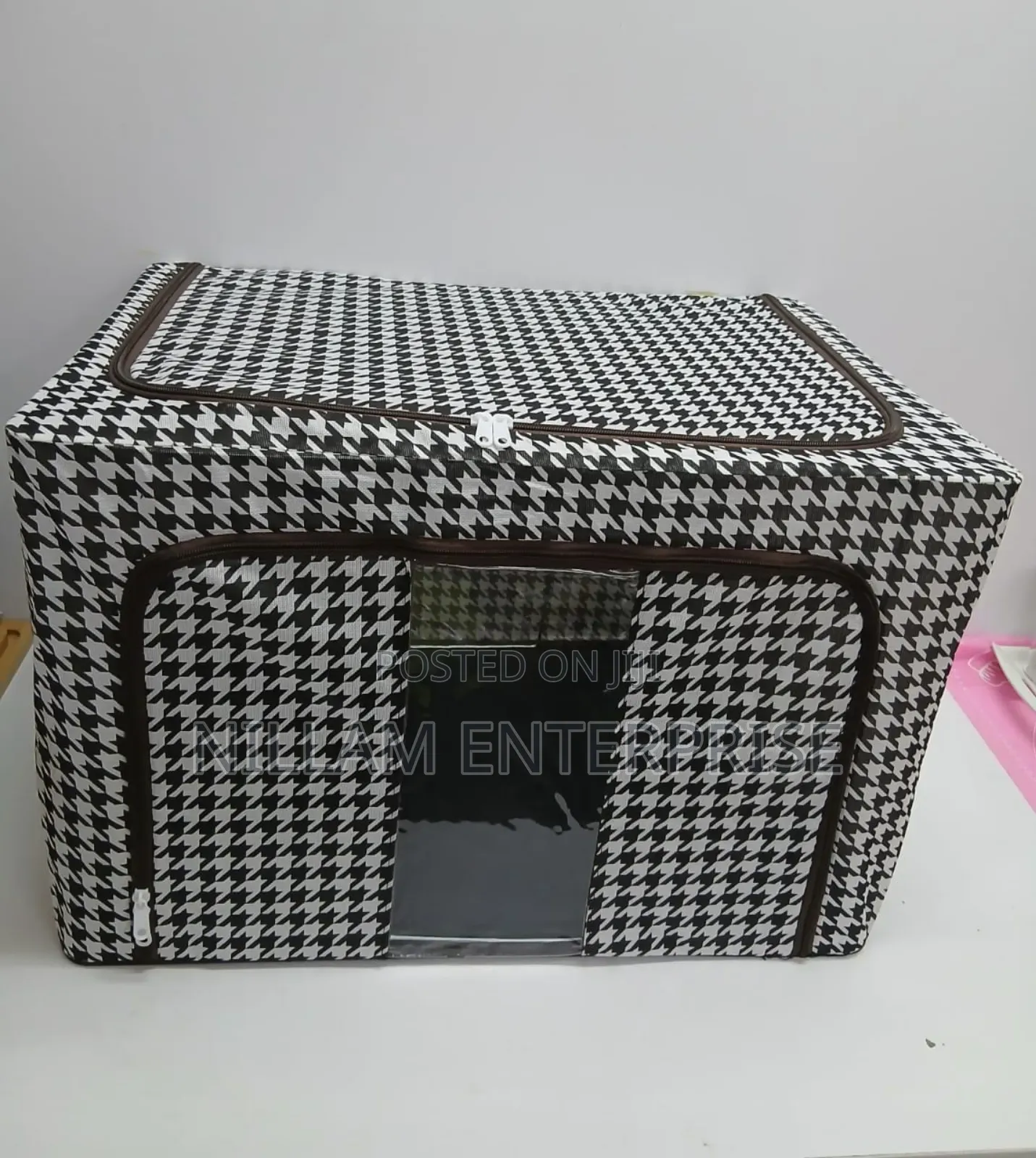 Foldable Oxford Cloth Fabric With Steel Frame Storage Box
