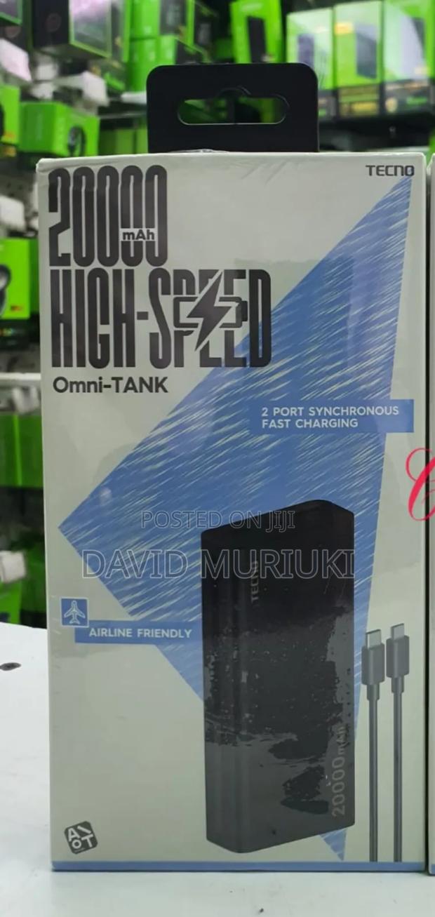 Tecno TPB-202 20000mah Omni Tank Power Banks