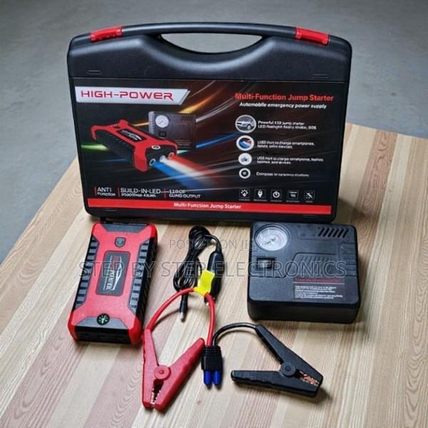 Heavy Duty 12v 99800mah Jump Starter Inflator Pump for Car Use