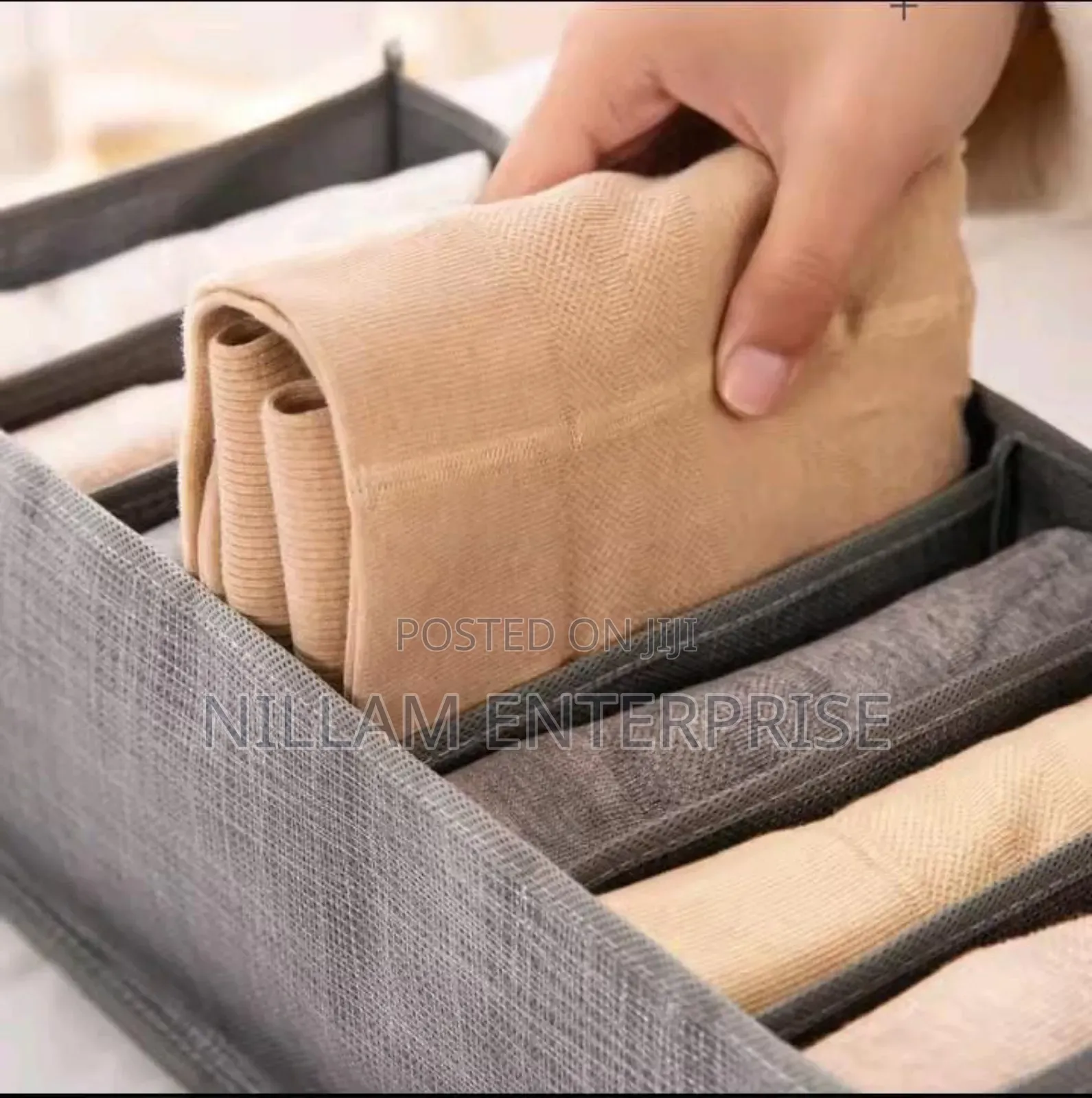 Mulit-Purpose Folding Non-Woven Fabric Cloth Storage Box