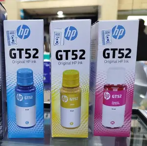 Hp Gt52 Ink (Yellow,Cyan,Magenta)
