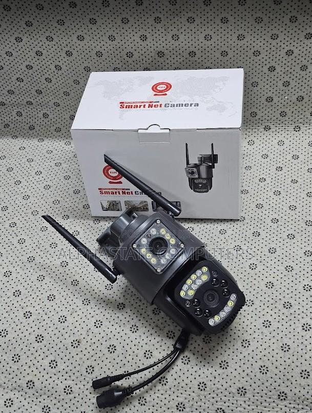 4g Smart Net Dual Camera Outdoor PTZ Camera With Infrared Night Vision