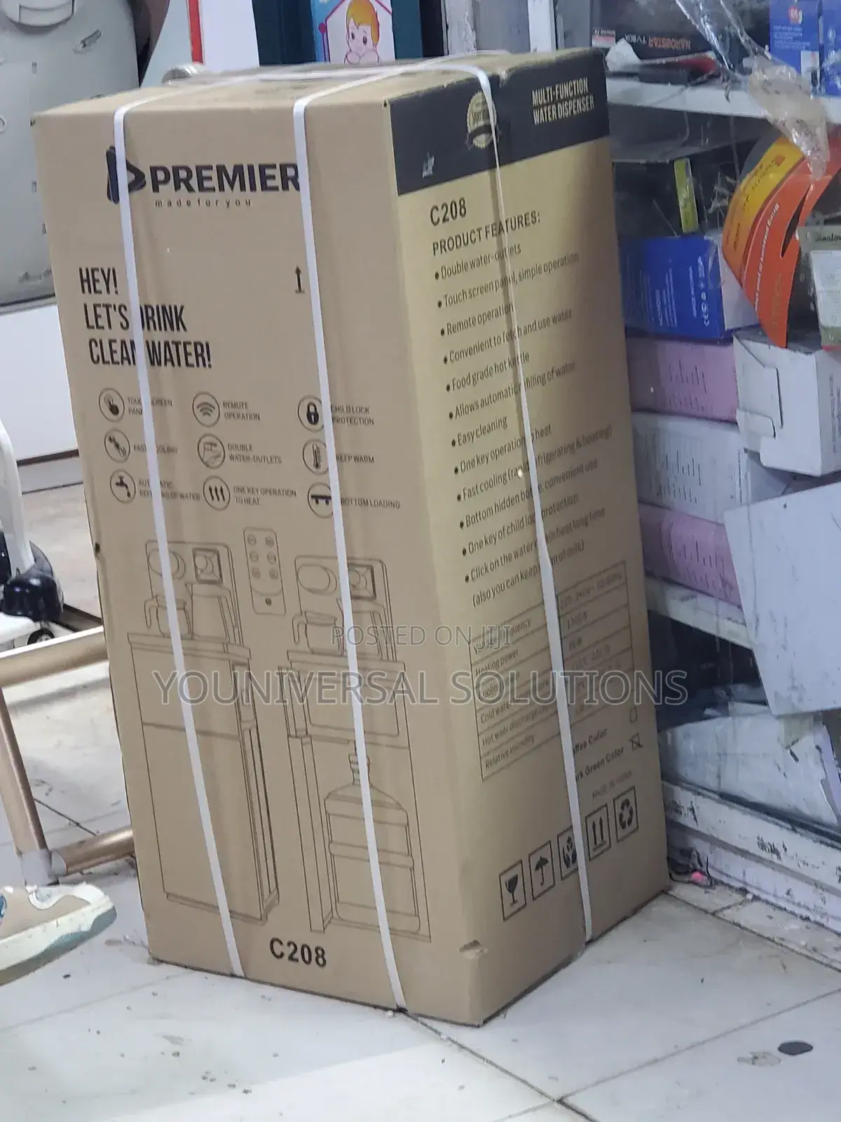 Bottom Load Water Dispenser Hot and Cold Premier