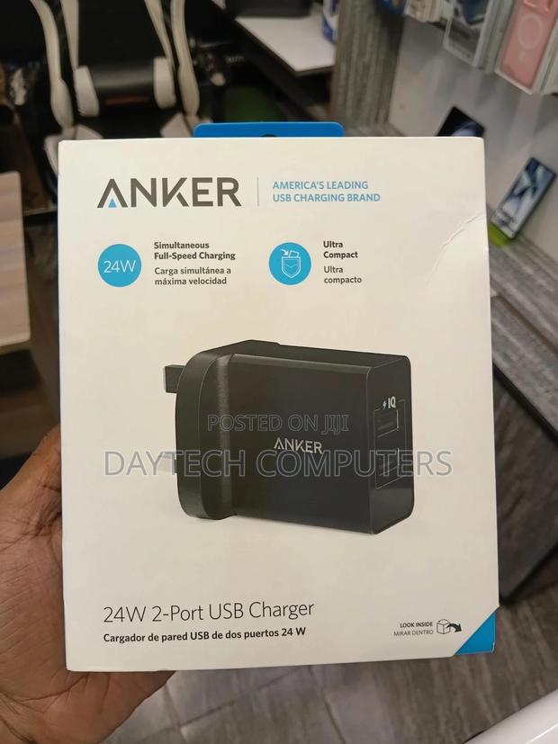 This Is an Anker 24w 2-Port Usb Wall Charger. - thumbnail 2