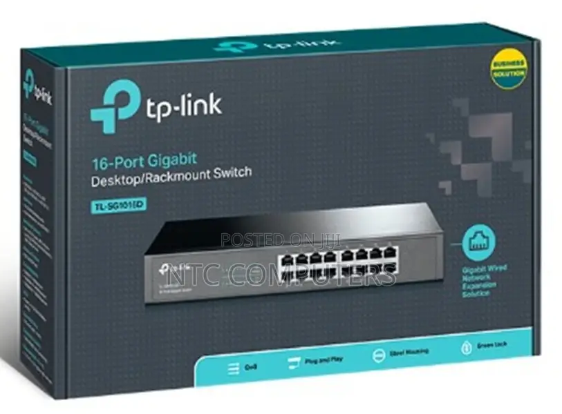 Tplink Tl-sg1016d 16-port Gigabit Desktop/Rackmount Switch