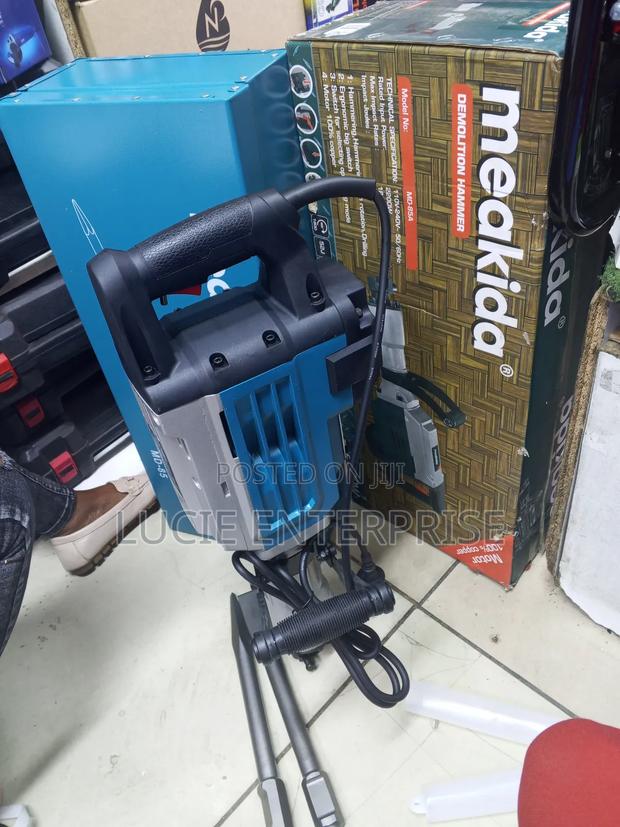 Meakida Demolition Hammer Drill 2200watts - thumbnail 2