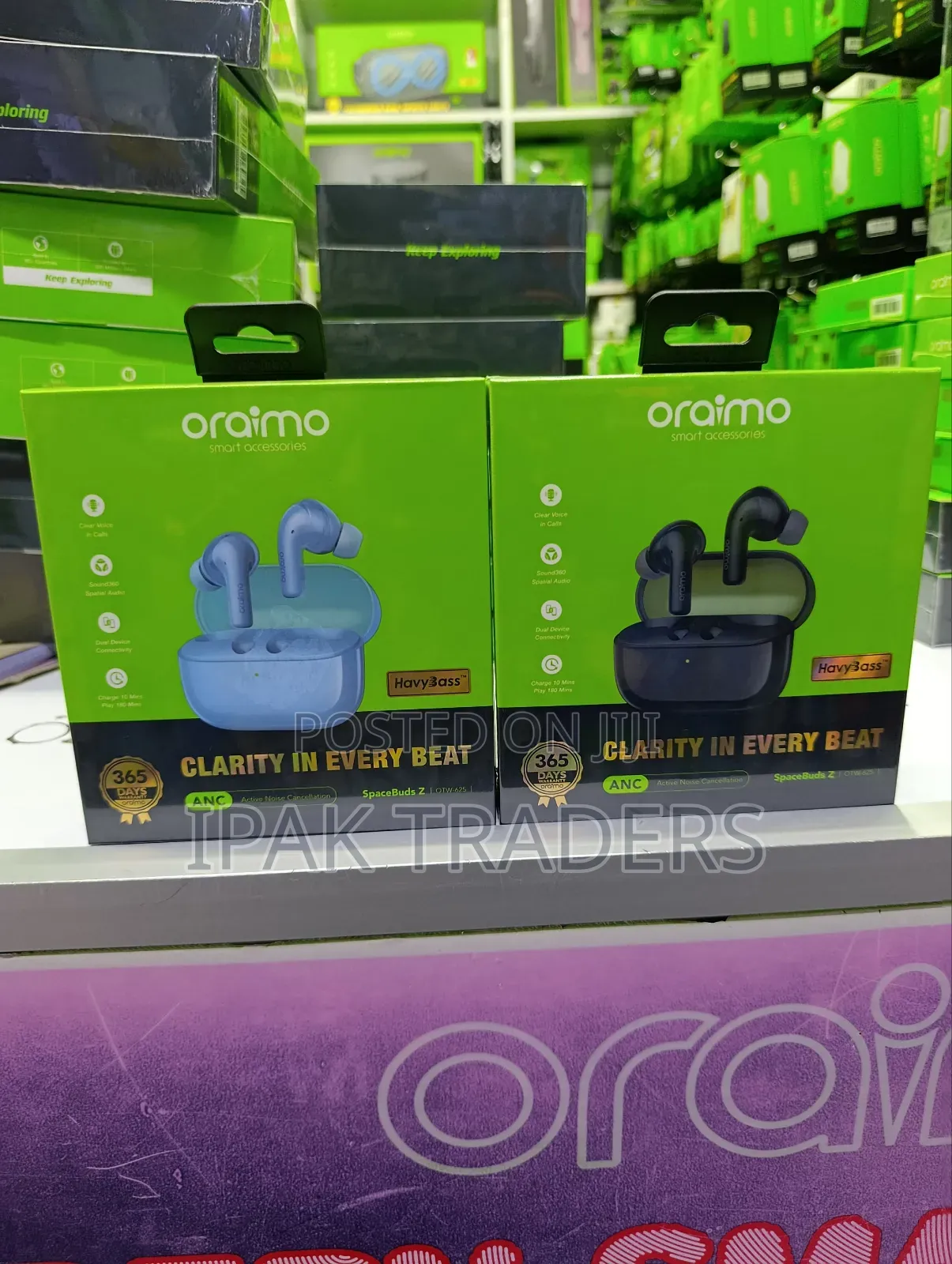 Oraimo Spacebuds Z True Wireless Earbuds With Deep Bass
