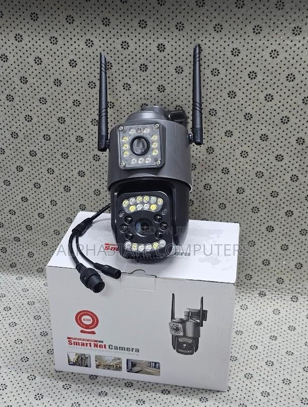 4g Dual Lens Smart Net Camera Outdoor With 4g and Lan PTZ CCTV