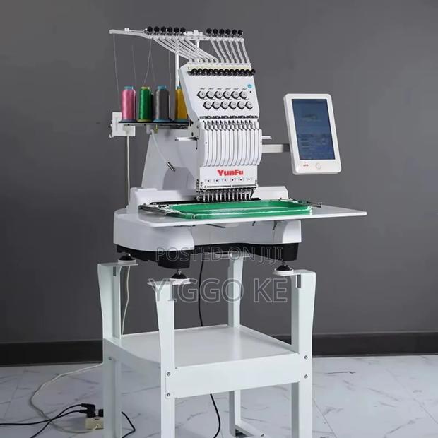 Single -Head 9 Needles Computerized Cap/T-Shirts/Garment Embroidery - main view