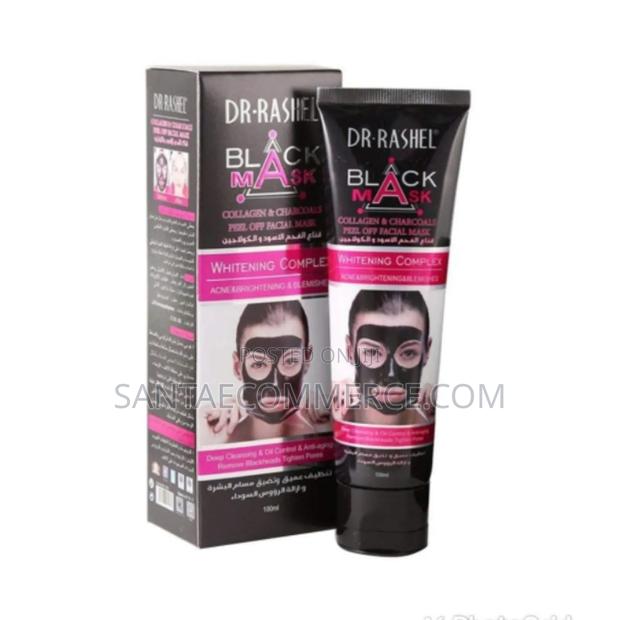 Dr Rashel Black Peel Off Mask Collagen and Charcoal Peel Off Face Mask