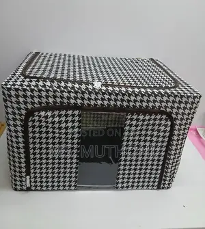 Collapsible Oxford Fabric Reinforced With Steel Frames Storage Box.