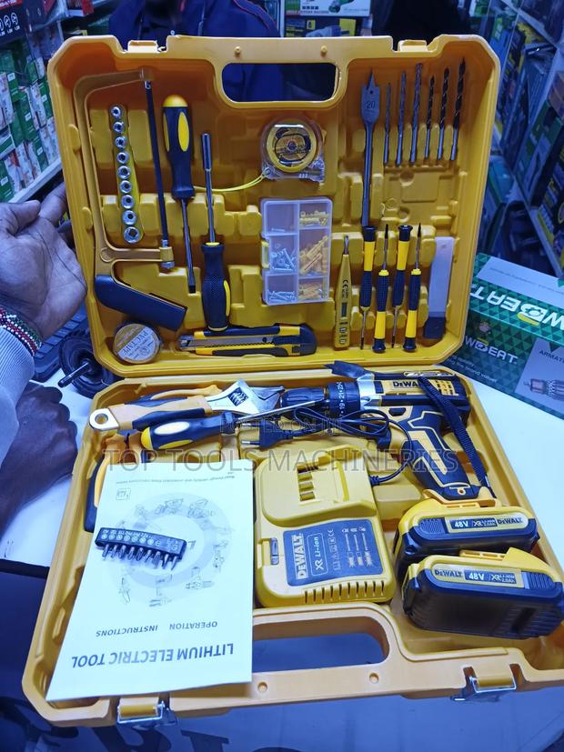 Dewalt Cordless Drill Set/Tool Kit 48v - thumbnail 2