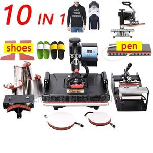 10 in 1 Combo Heat Press Machine Thermal Sublimation Transfer Printer - thumbnail 2