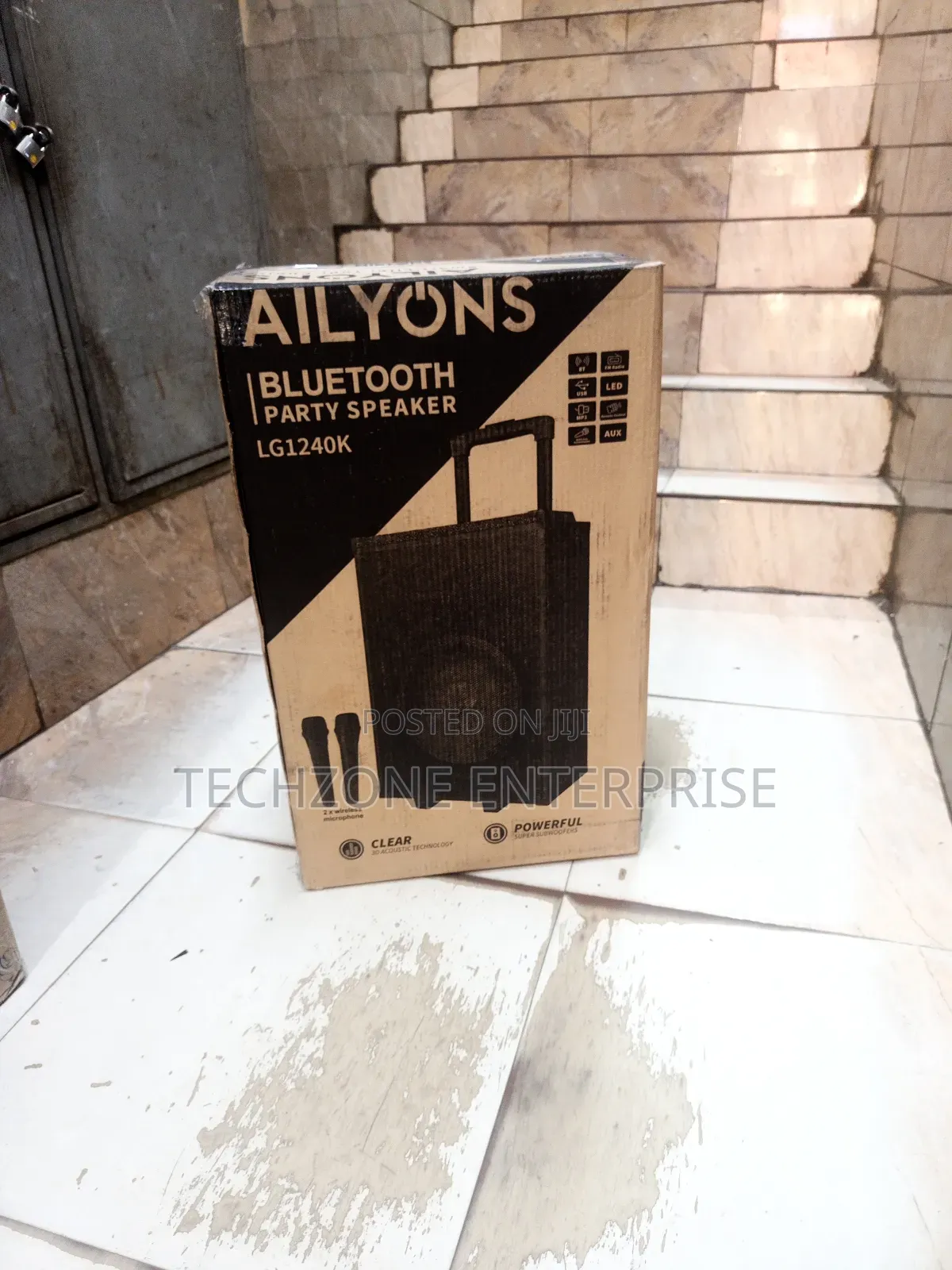 Ailyons Portable Speaker Trolley 