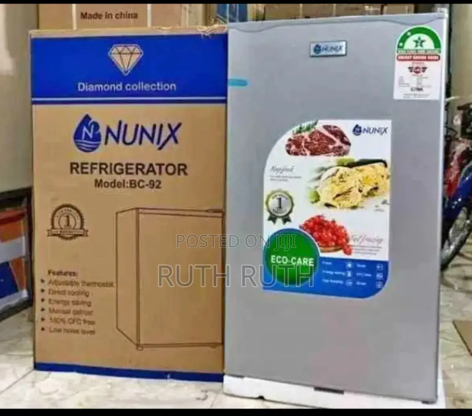 92litres Single Door Fridge Nunix